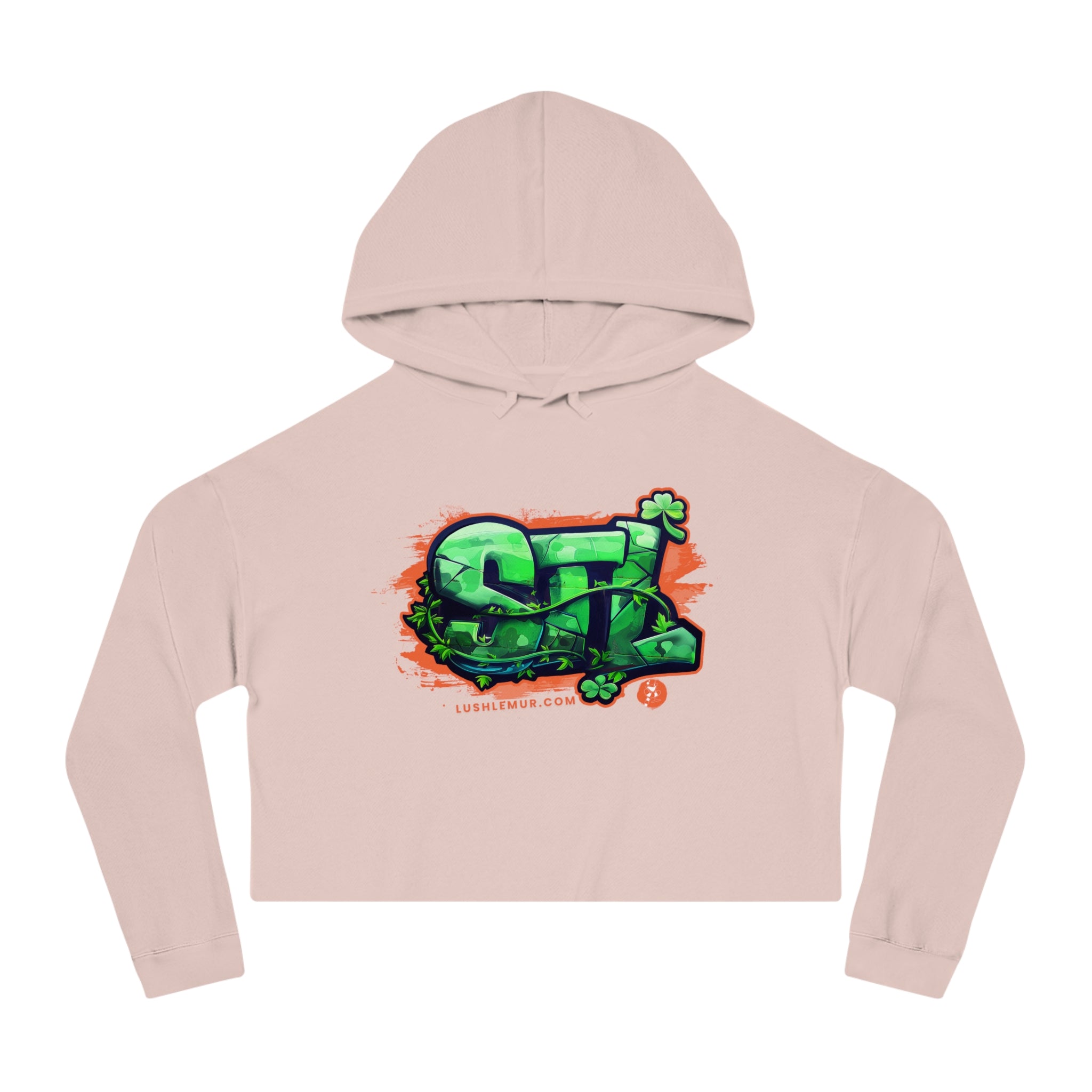 LUSH LEMUR | STL LUCKY IRISH CROP HOODIE