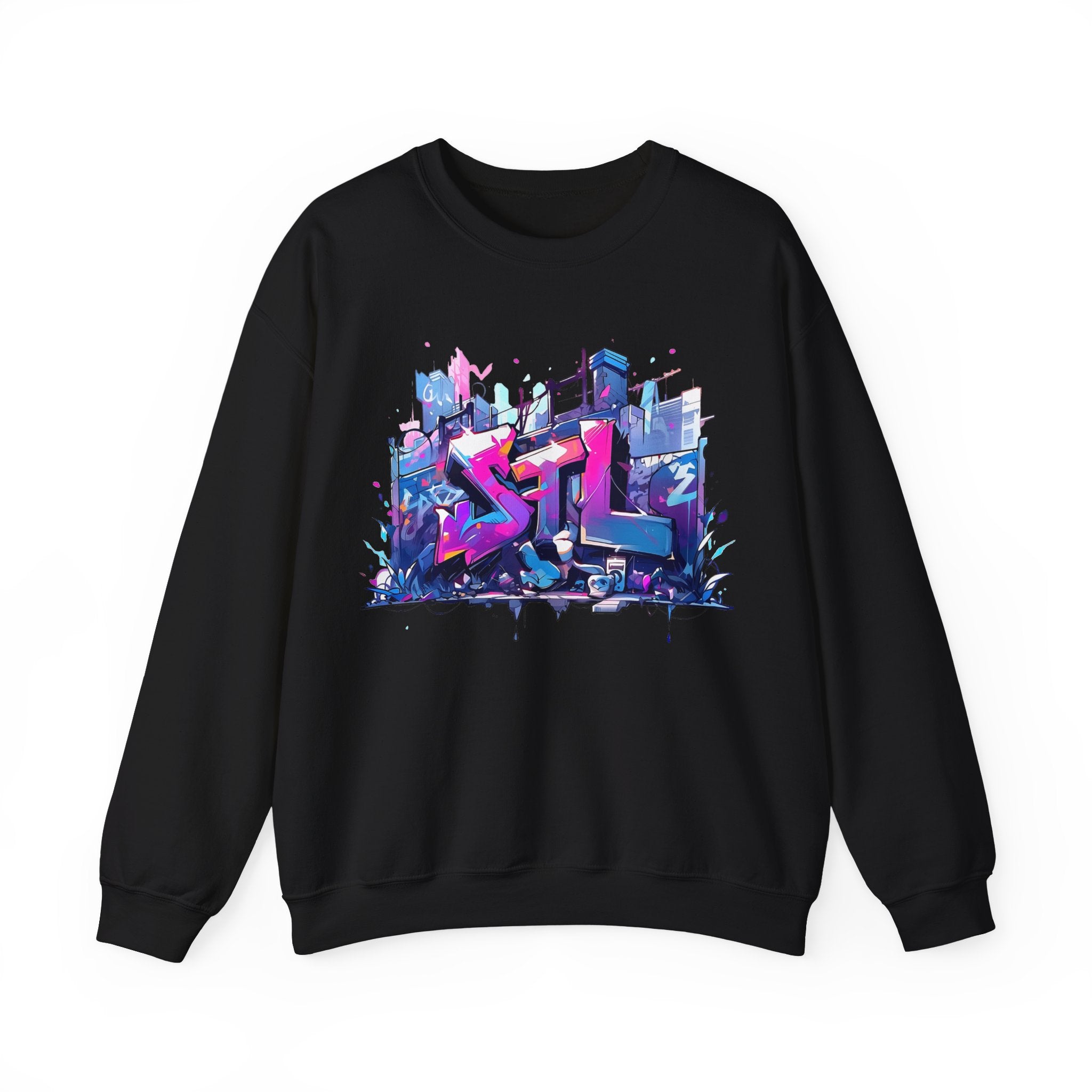 LUSH LEMUR | STL Graffiti Unisex Heavy Blend™ Crewneck Sweatshirt