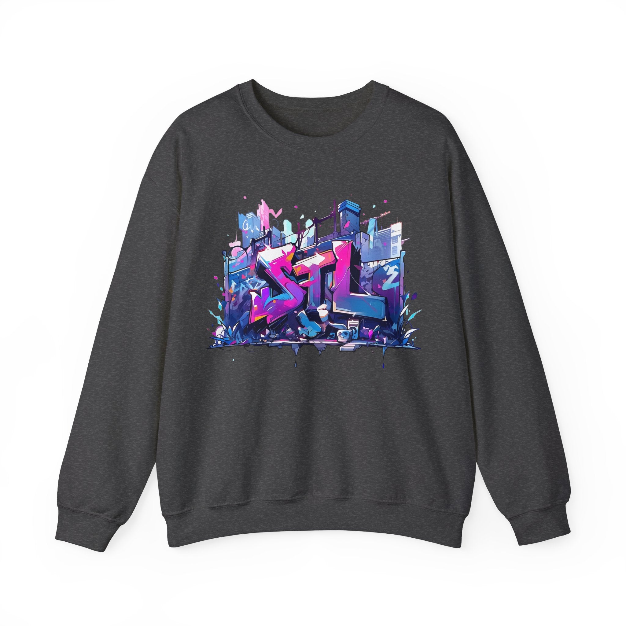 LUSH LEMUR | STL Graffiti Unisex Heavy Blend™ Crewneck Sweatshirt