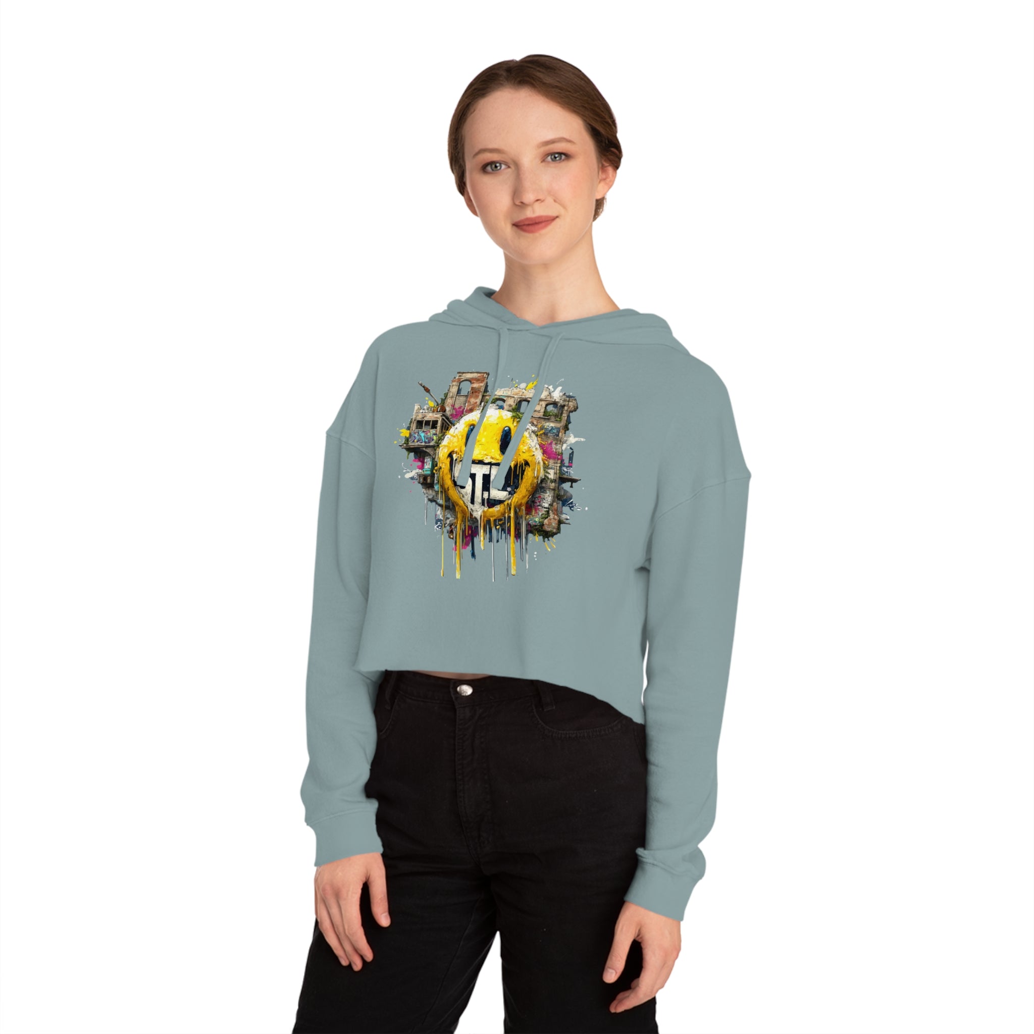 South City Degenerates Cropped Hoodie — St. Louis Neighborhood Pride