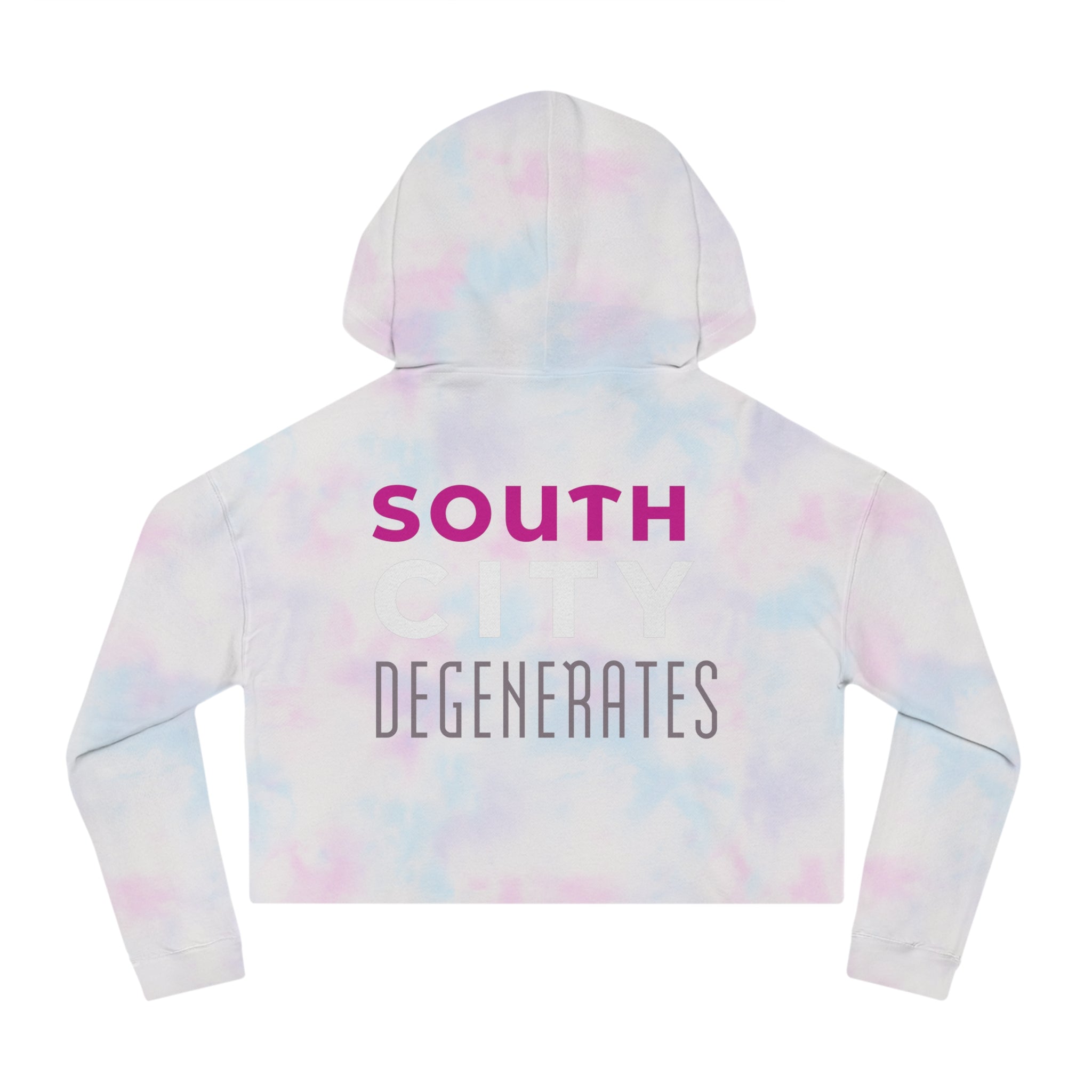 South City Degenerates Cropped Hoodie — St. Louis Neighborhood Pride